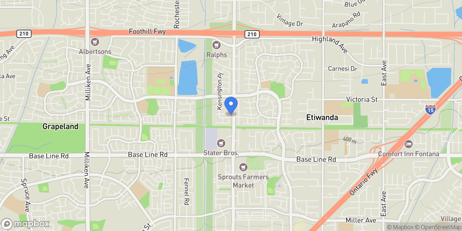 Map showing 7029 Penny Court, Rancho Cucamonga, CA 91739, Rancho Cucamonga, California, United States.