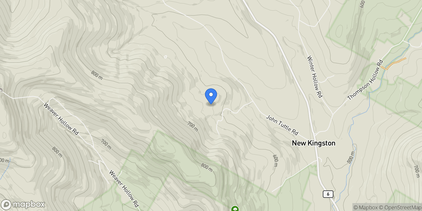 Map showing 207 Small Road, Margaretville, NY 12455, Margaretville, New York, United States.