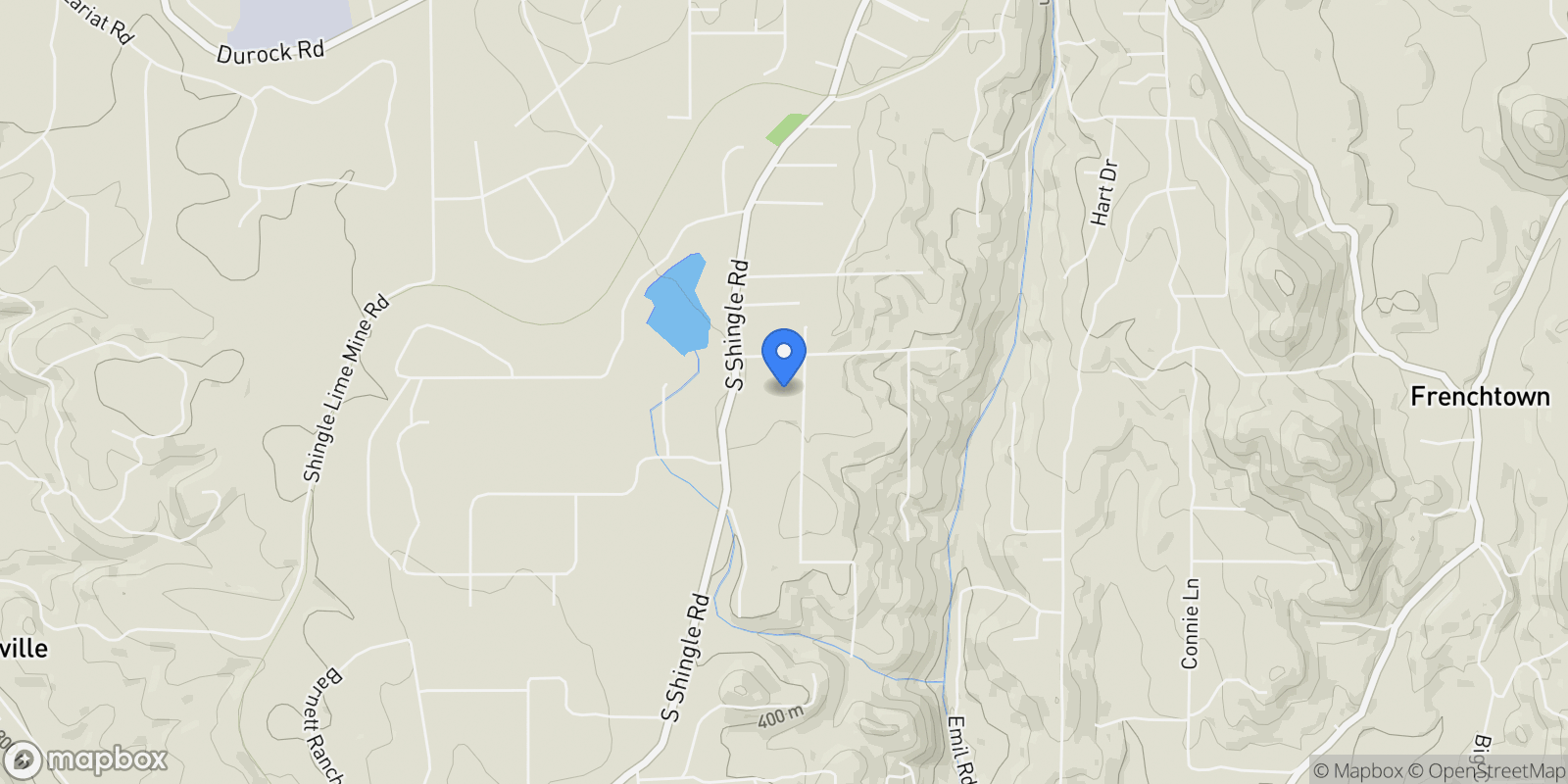Map showing 4600 El Caminito Rd, Shingle Springs, CA 95682, Cameron Park, California, United States.