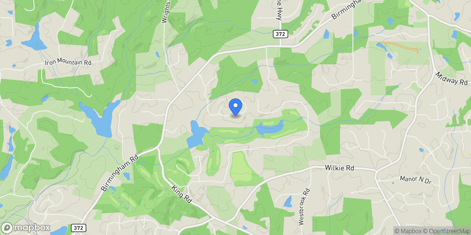 Map showing 126 Townsend Pass, Alpharetta, GA 30004, Milton, Georgia, United States.