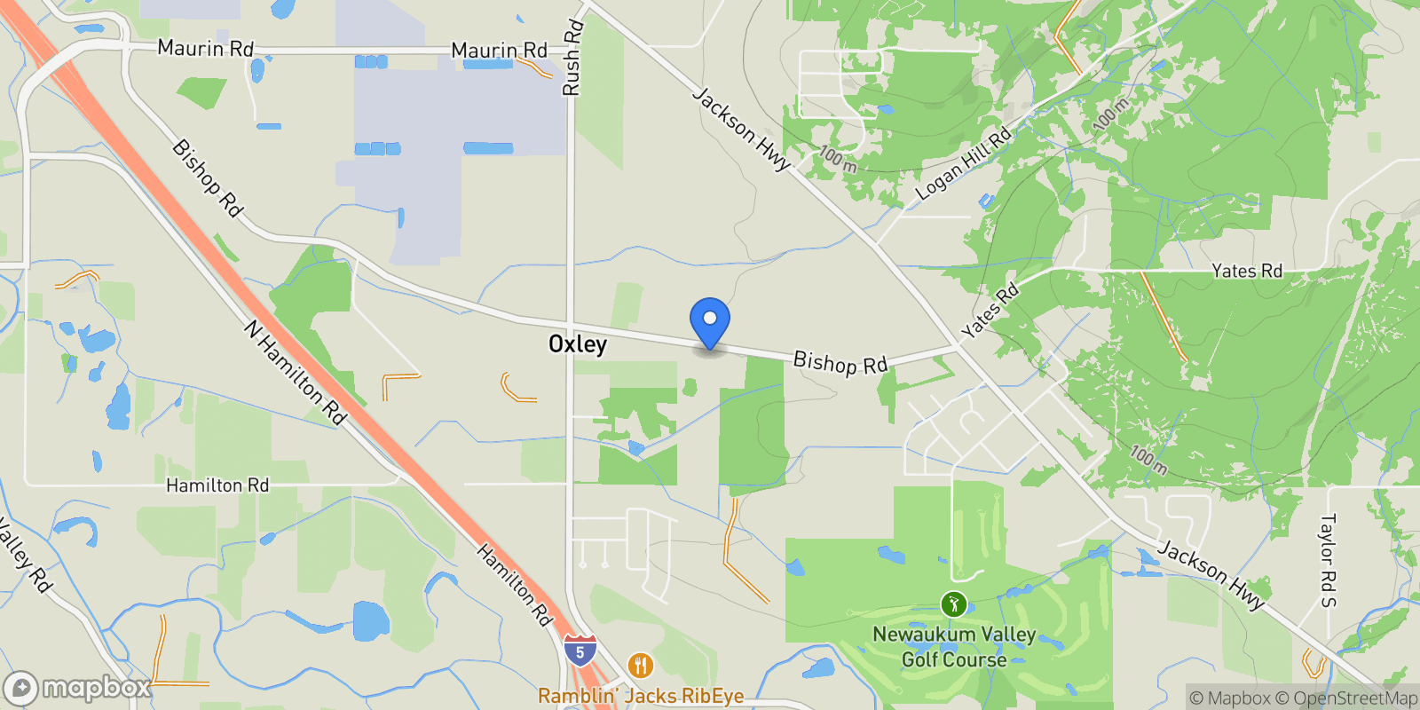 Map showing 1966 Bishop Rd, Chehalis, WA 98532, Chehalis, Washington, United States.