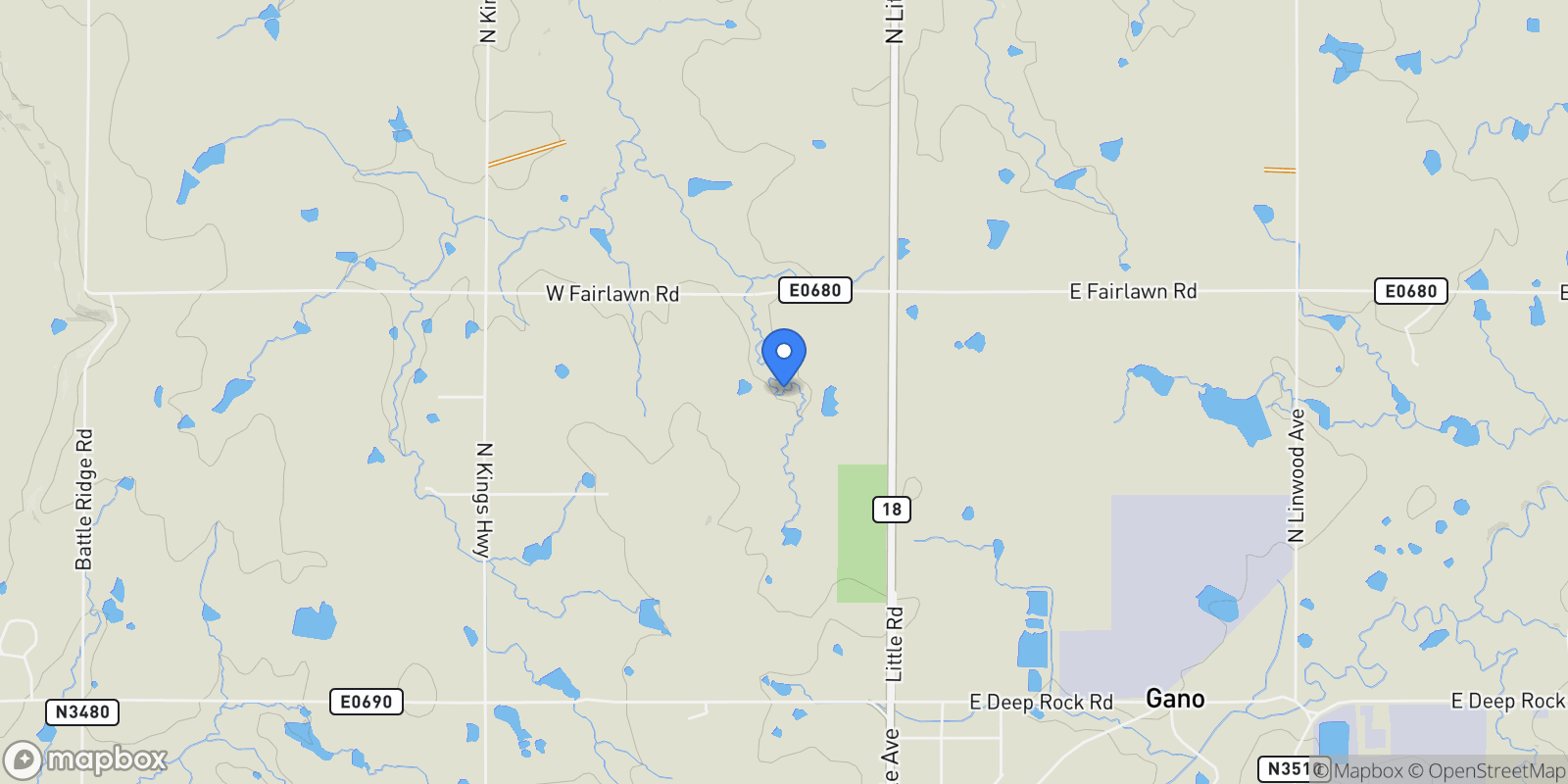 Map showing 4418 N Little, Cushing, OK 74023, Cushing, Oklahoma, United States.