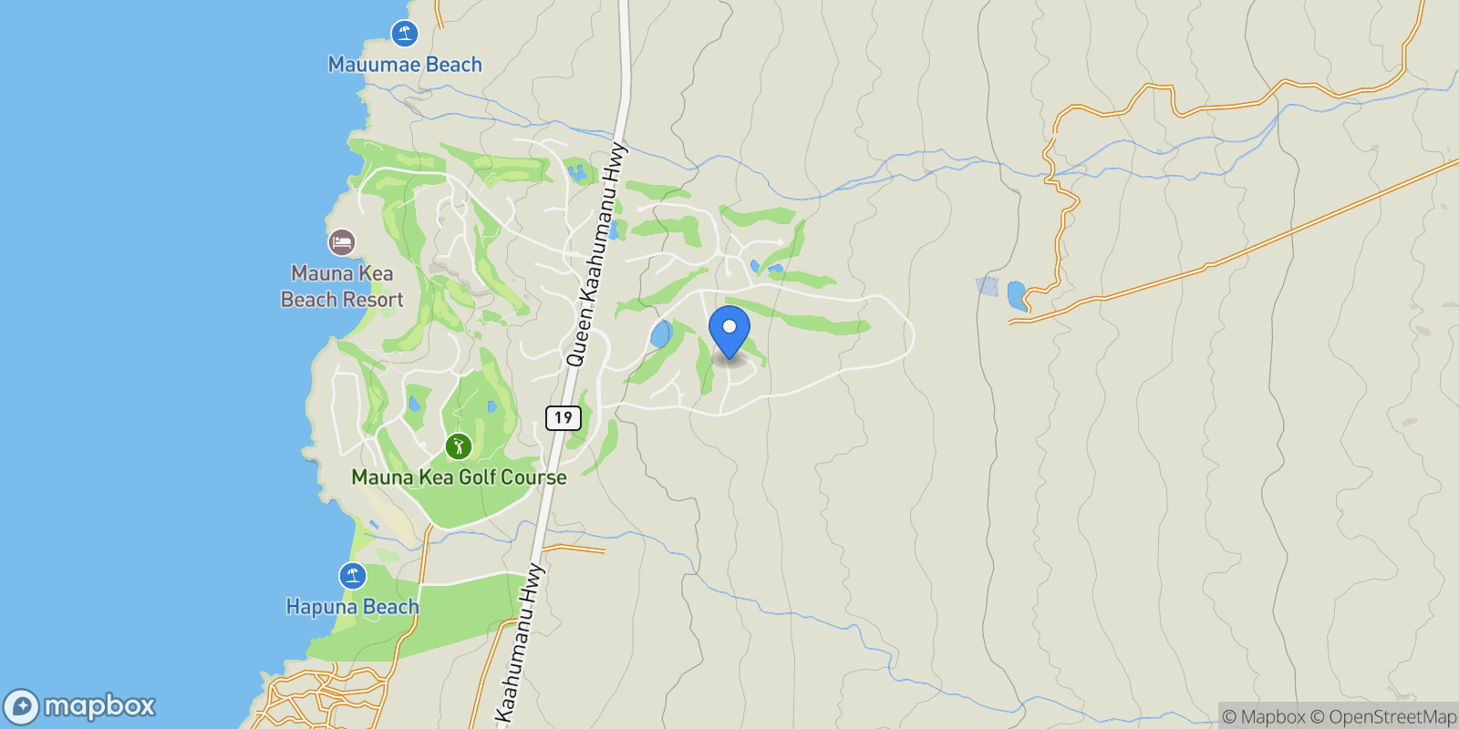 Map showing 62-3932 LOLII PL, Kamuela, HI 96743, Waimea, Hawaii, United States.