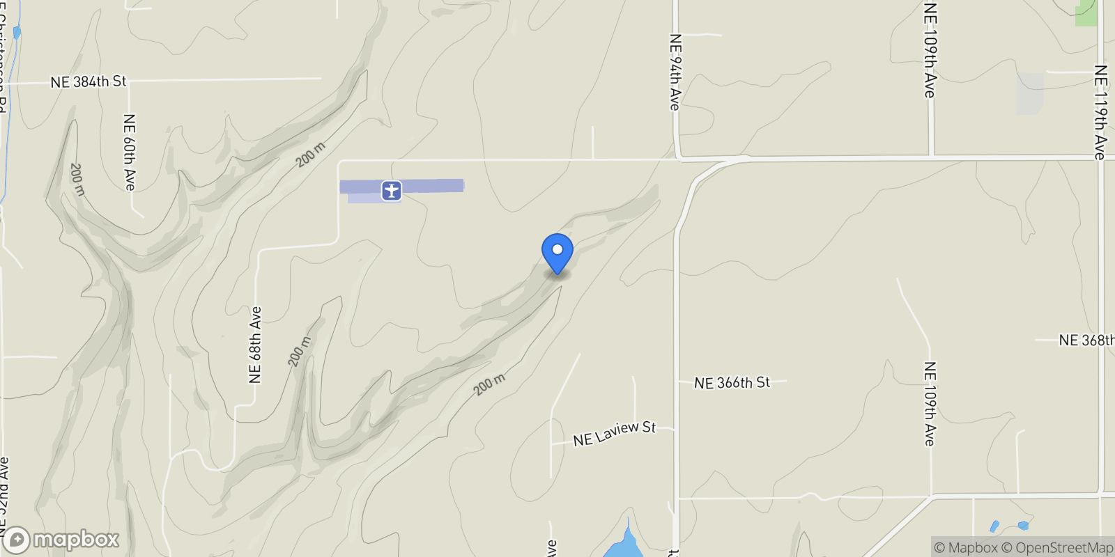 Map showing 37119 NE 86TH PL , La Center, WA 98629, La Center, Washington, United States.