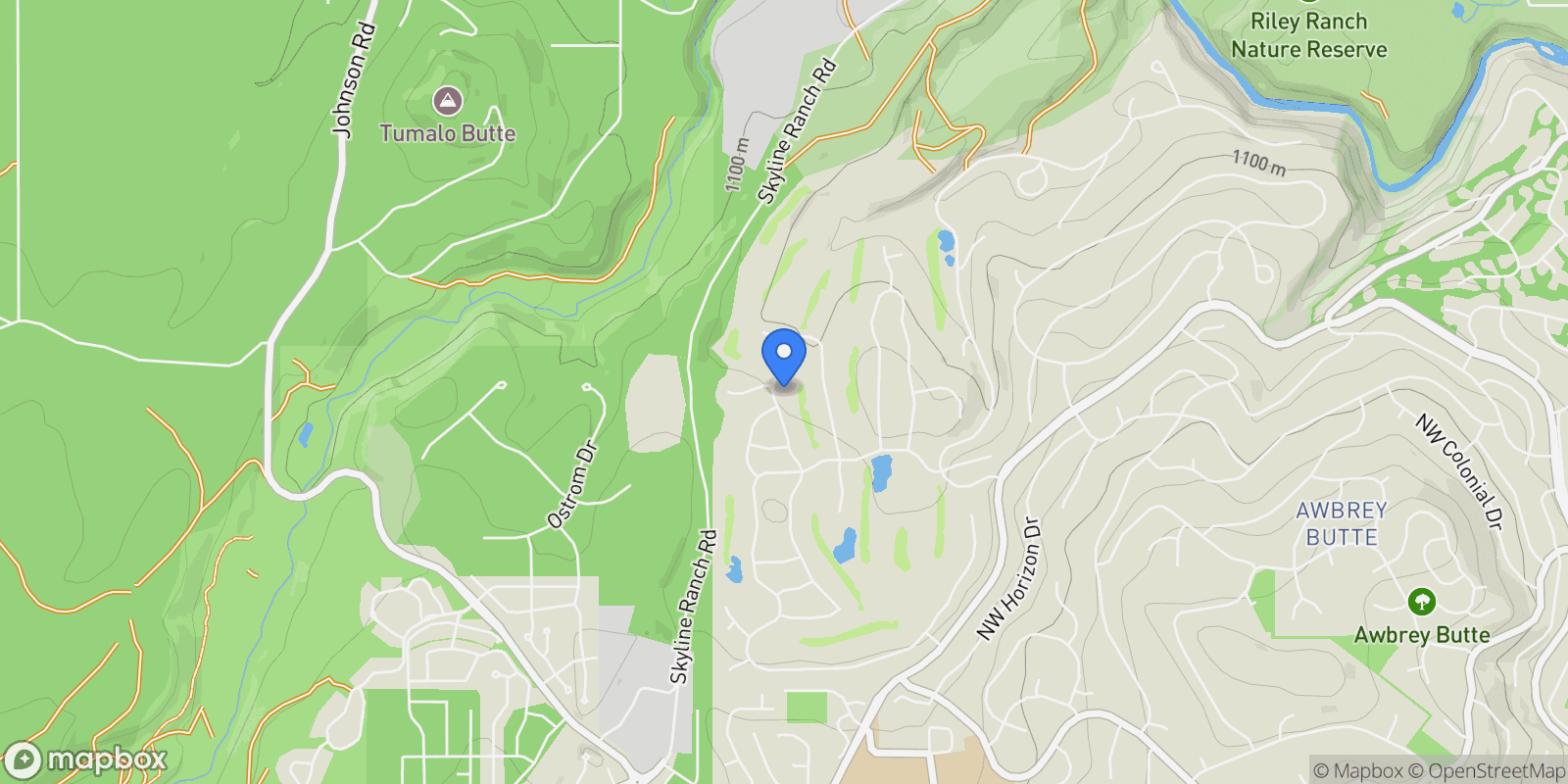 Map showing 3563 NW McCready Drive, Bend, Oregon, United States.