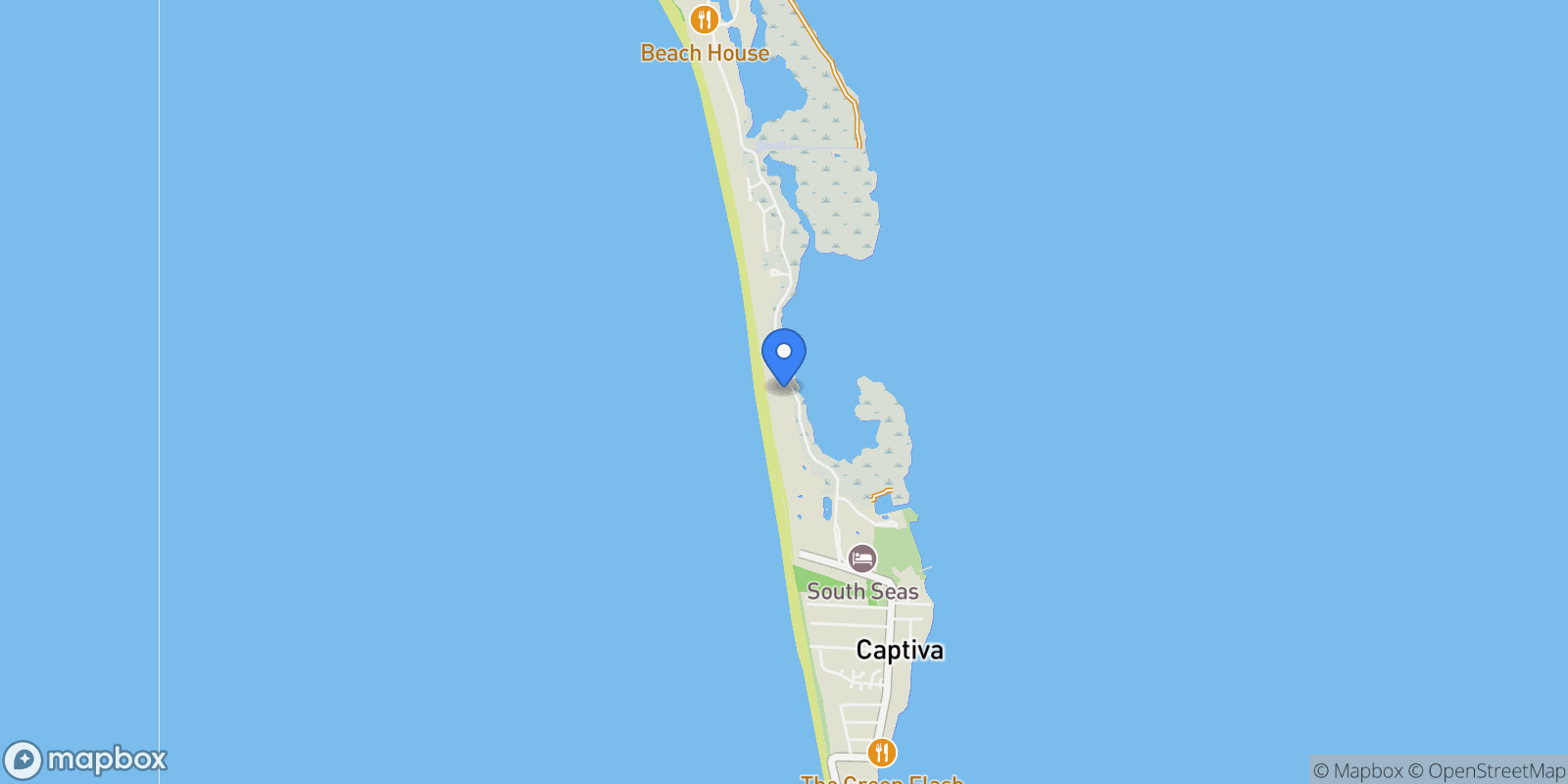 Map showing 24 Beach Homes, #., Captiva, FL, 33924, USA, Captiva, Florida, United States.