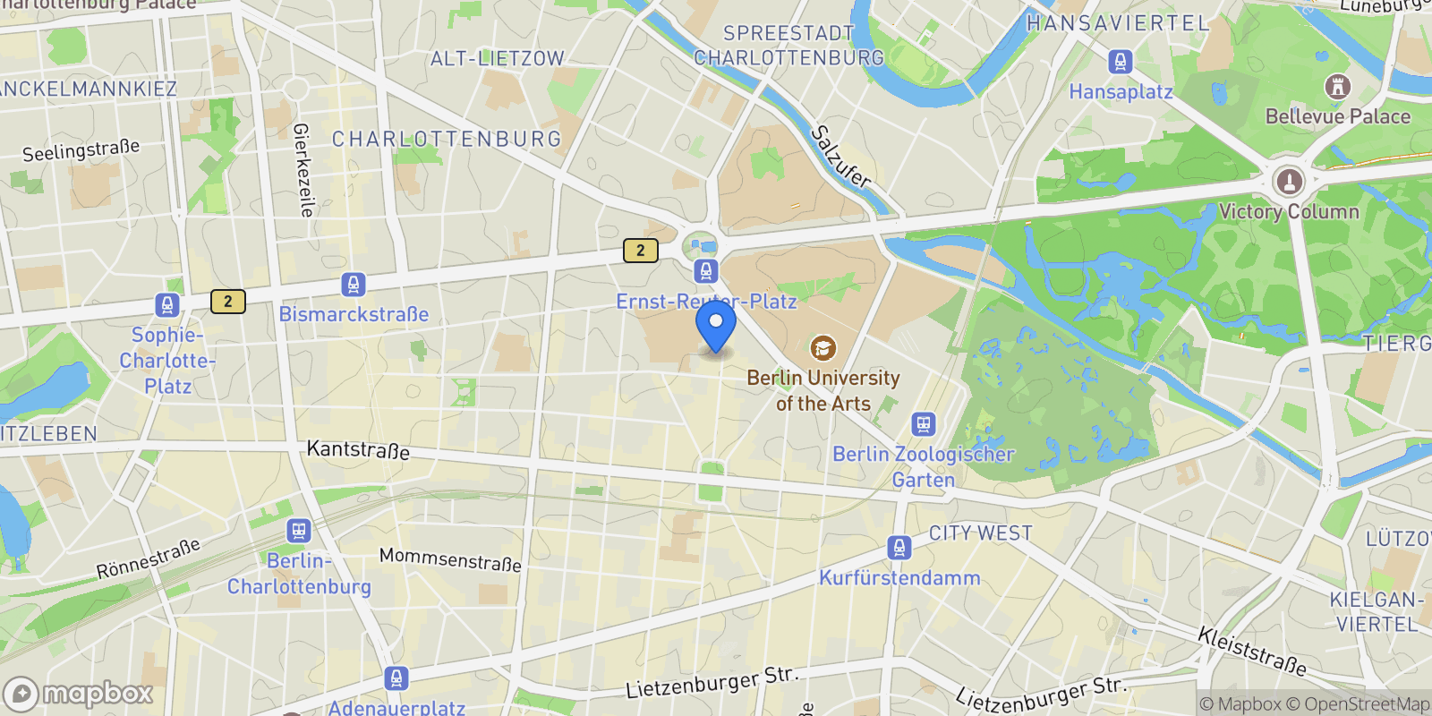 Map showing Knesebeckstraße 10, 10623 Berlin, Germany, Berlin, Berlin, Germany.