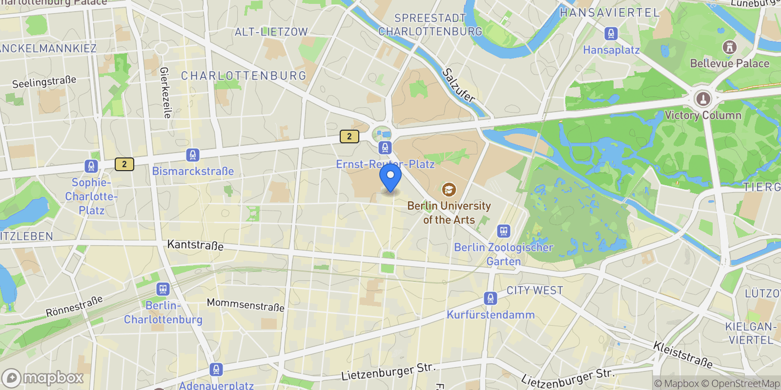 Map showing Knesebeckstraße 10, 10623 Berlin, Germany, Berlin, Berlin, Germany.