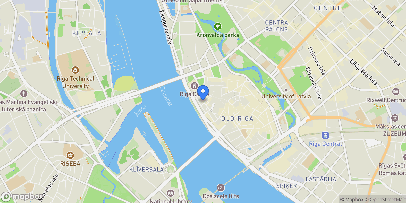 Map showing Miesnieku iela 17, Centra rajons, Rīga, LV-1050, Latvia, Riga, Latvia.