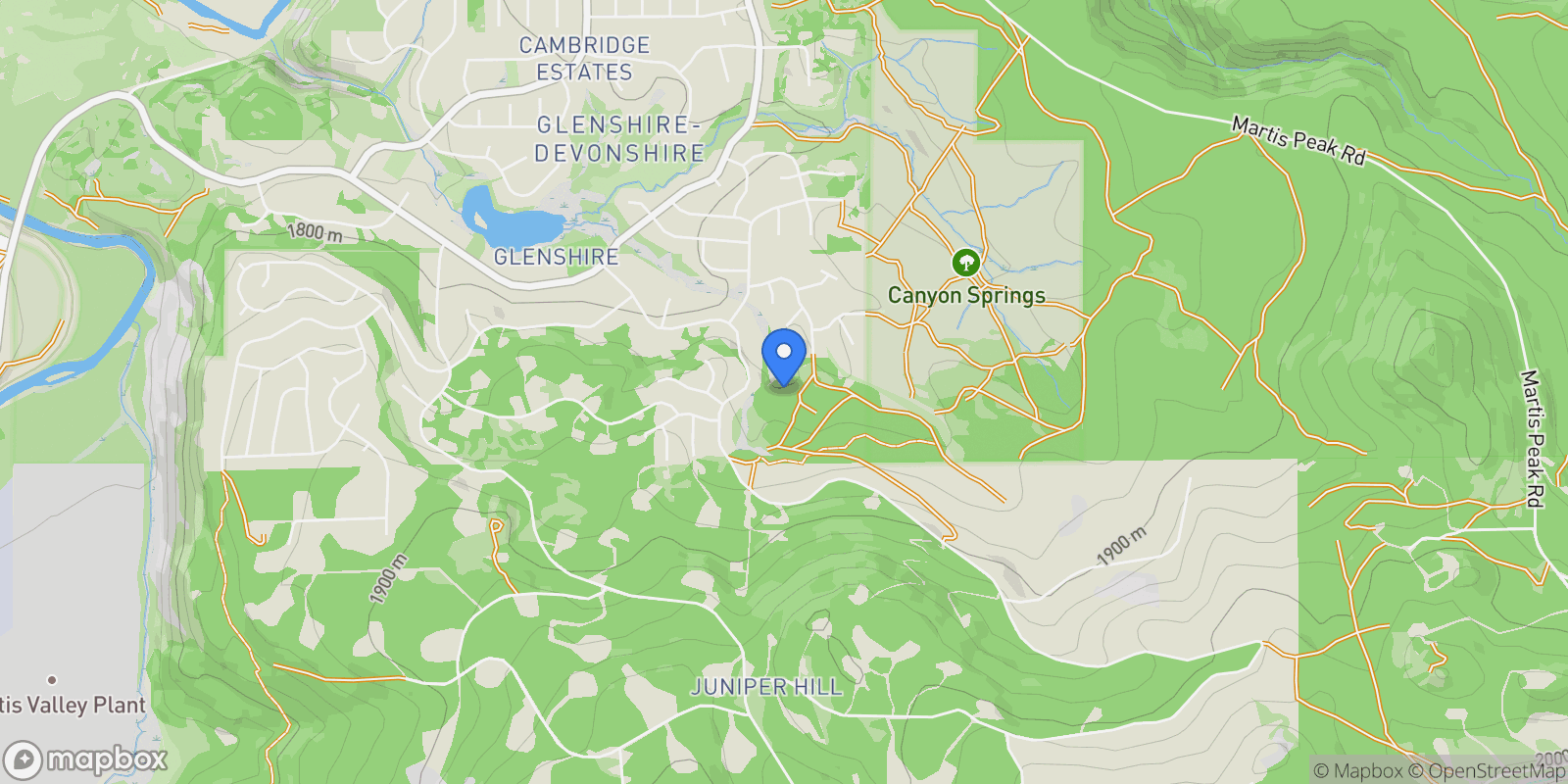 Map showing 10794 Regency Circle, Truckee, California, United States.