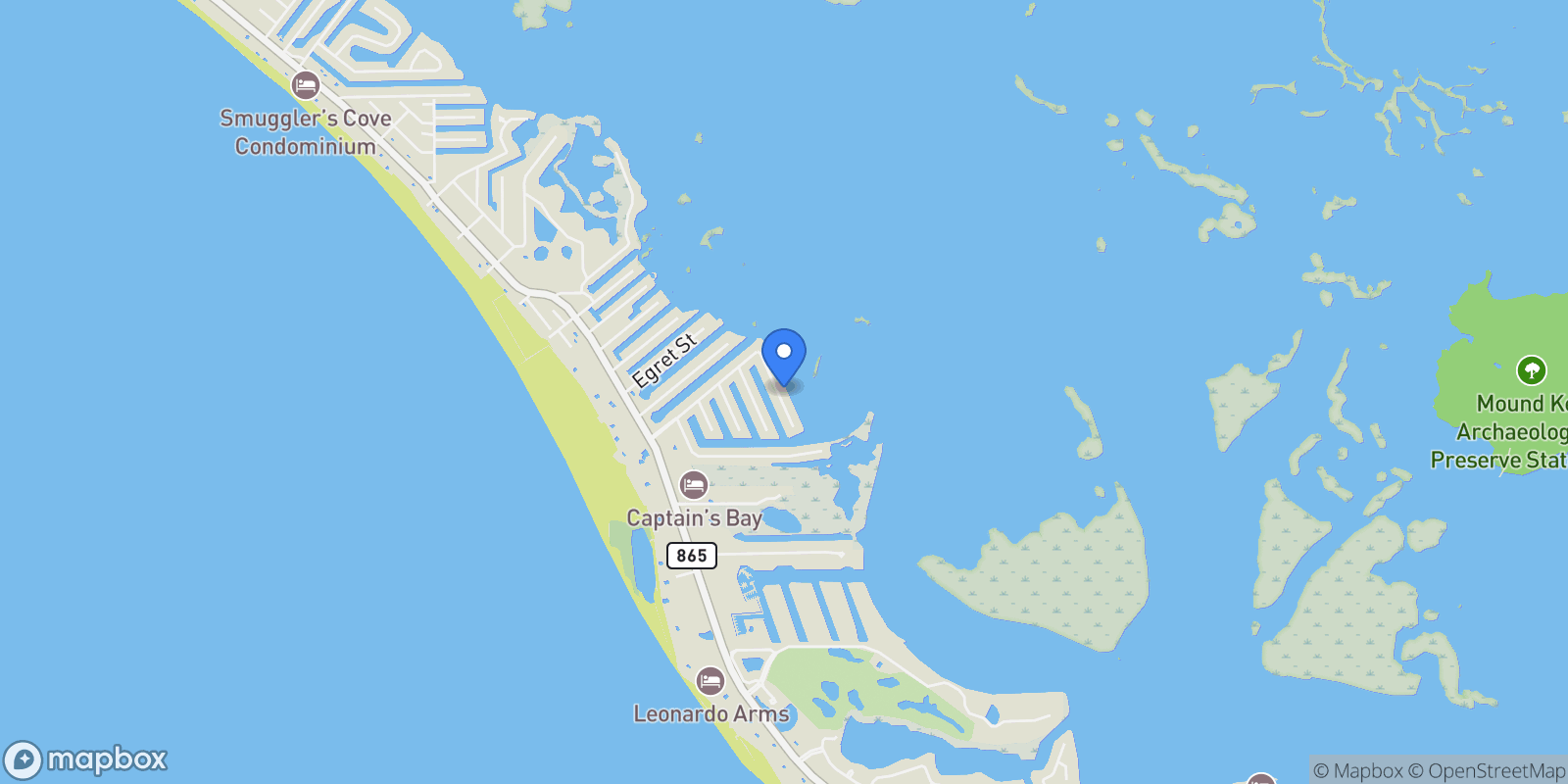 Map showing 15 Bayview BLVD, Fort Myers Beach, FL, 33931, USA, Fort Myers Beach, Florida, United States.