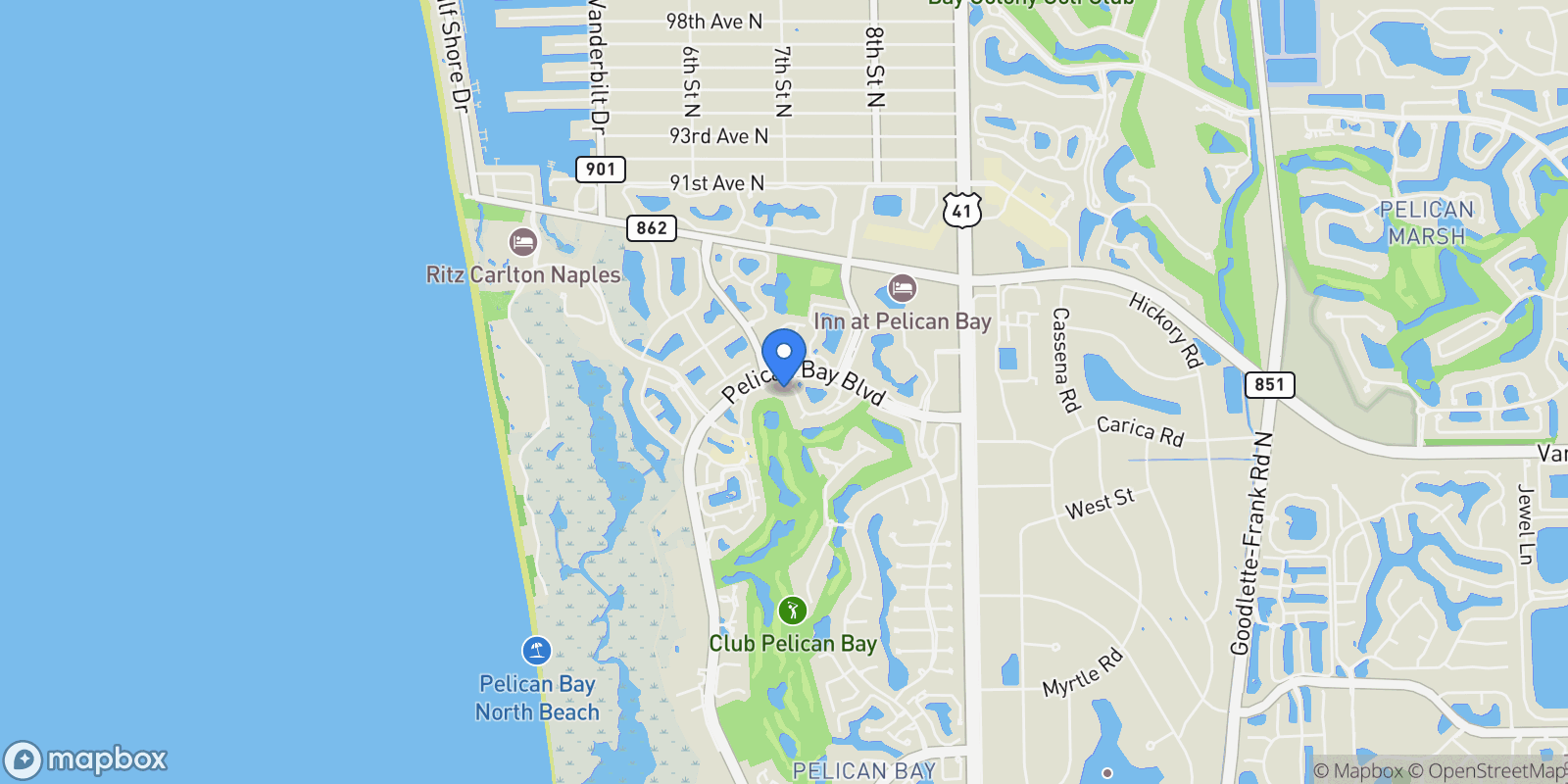 Map showing 8410 Abbington, #A22, Naples, FL, 34108, USA, Naples, Florida, United States.