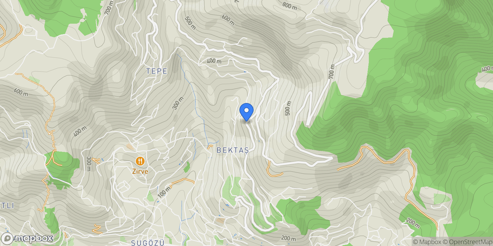 Map showing Bektaş, 07400 Alanya/Antalya, Türkiye, Alanya, Antalya, Turkey.