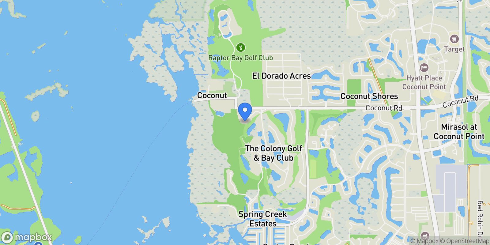 Map showing 4741 Via Del Corso LN, #202, Bonita Springs, FL, 34134, USA, Bonita Springs, Florida, United States.