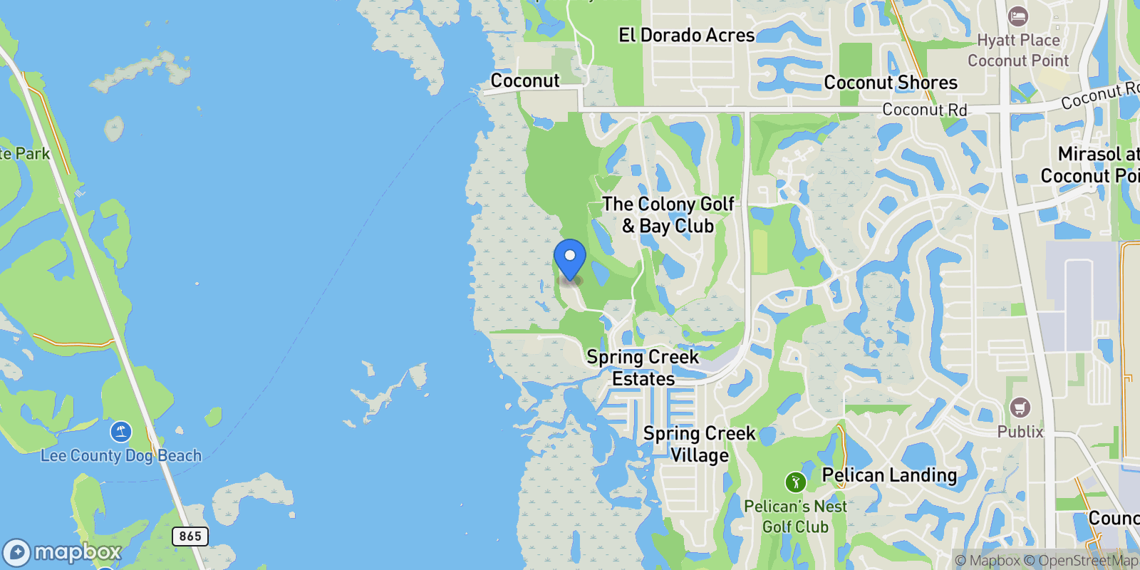 Map showing 24001 Via Castella DR, #3304, Bonita Springs, FL, 34134, USA, Bonita Springs, Florida, United States.