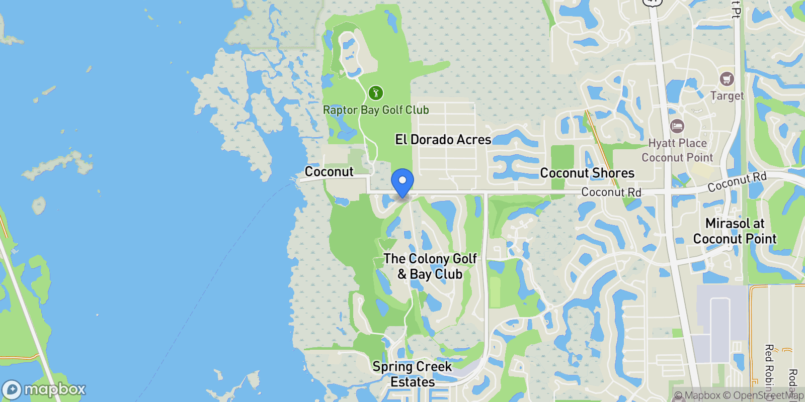 Map showing 4701 Via Del Corso LN, #301, Bonita Springs, FL, 34134, USA, Bonita Springs, Florida, United States.
