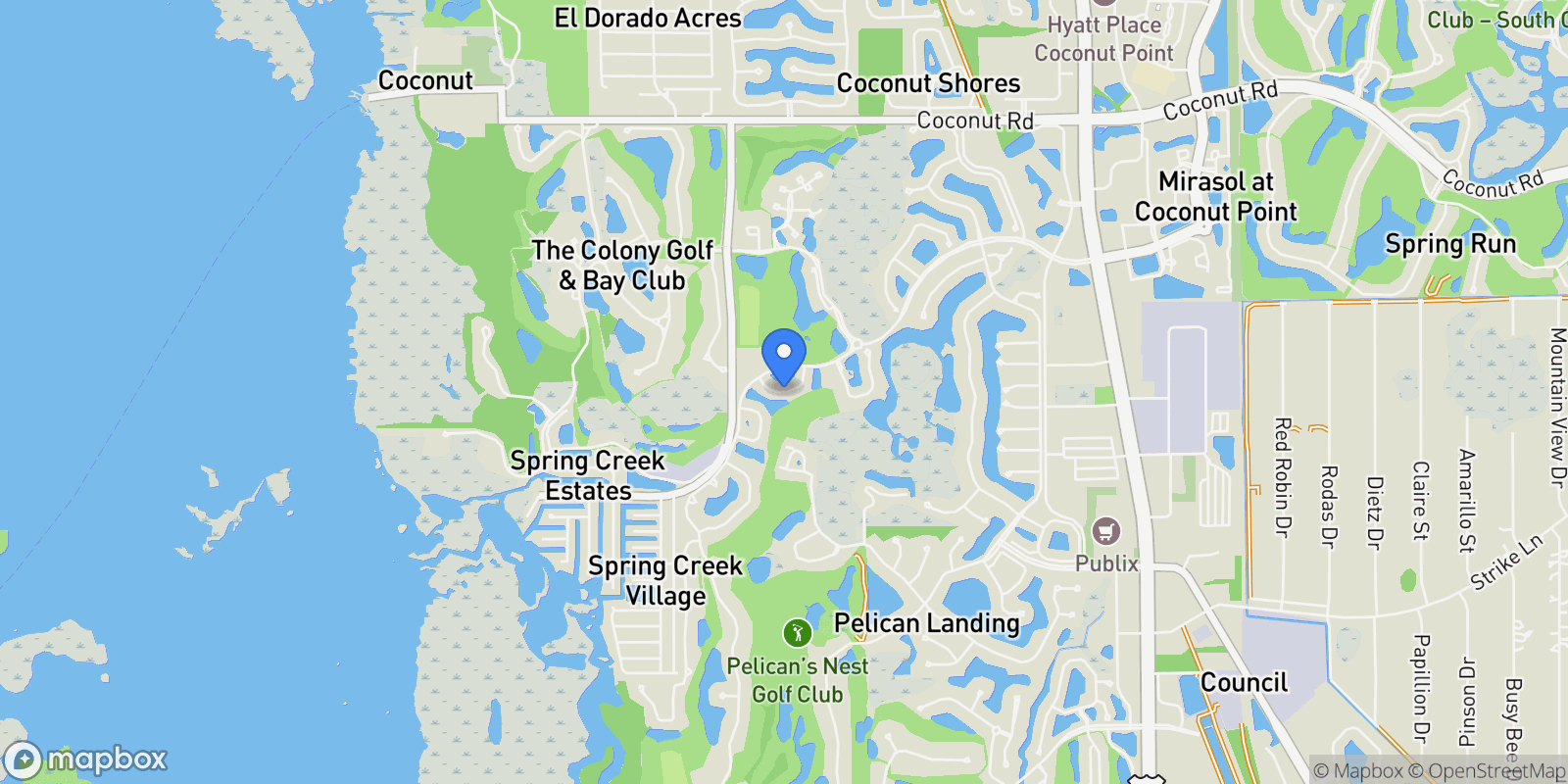 Map showing 1879 Ivory Cane, Naples, FL, 34119, USA, Bonita Springs, Florida, United States.