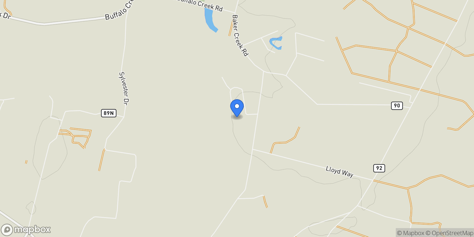 Map showing 91 Cane Circle, Nahunta, GA 31553, Nahunta, Georgia, United States.