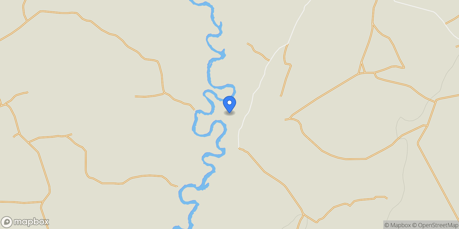 Map showing 1360 Douglas Fish Camp Road, White Oak, GA 31568, White Oak, Georgia, United States.