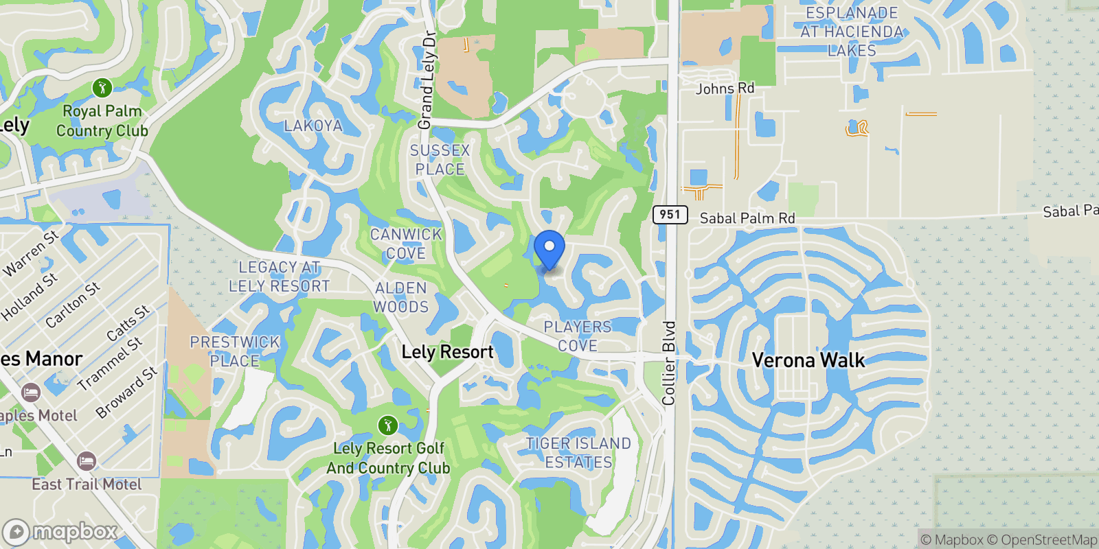 Map showing 7545 Snead CT, Naples, FL, 34113, USA, Naples, Florida, United States.