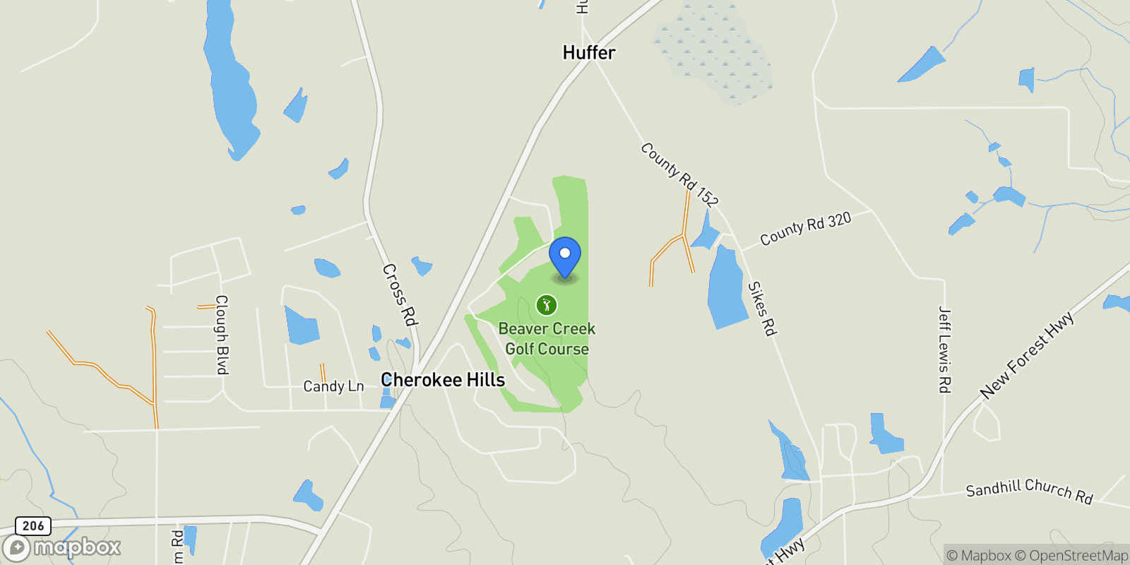 Map showing 485 Beaver Kreek Road, Other, GA 31533, Douglas, Georgia, United States.