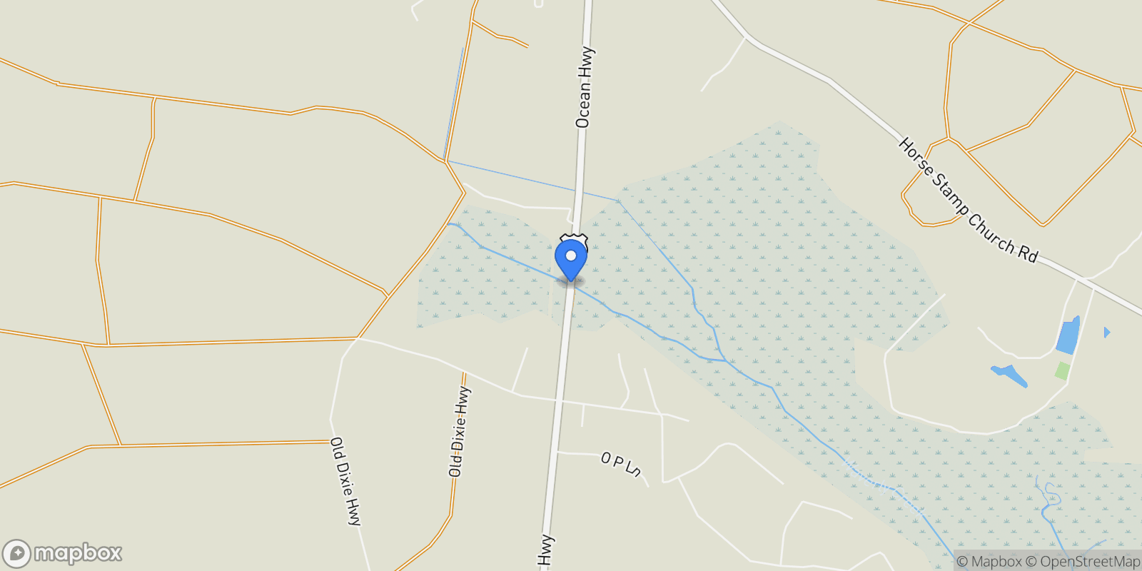 Map showing 0 US HWY 17, Waverly, GA 31565, Waverly, Georgia, United States.