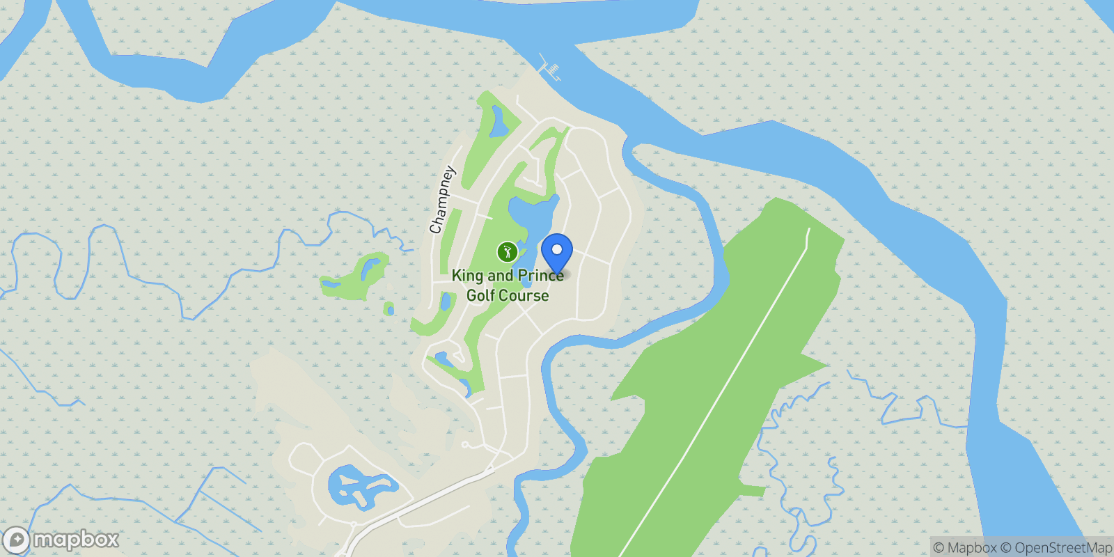 Map showing 160 Butler Lake Drive, St Simons Island, GA 31522, St. Simons, Georgia, United States.