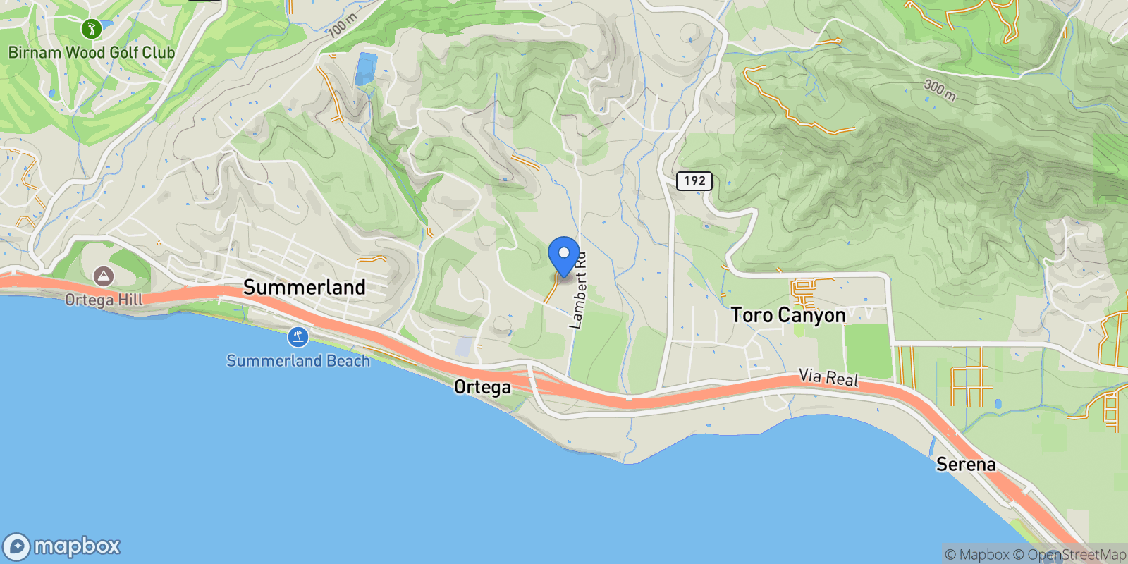Map showing 249 Lambert Road, CARPINTERIA, CA, 93013, USA, Carpinteria, California, United States.