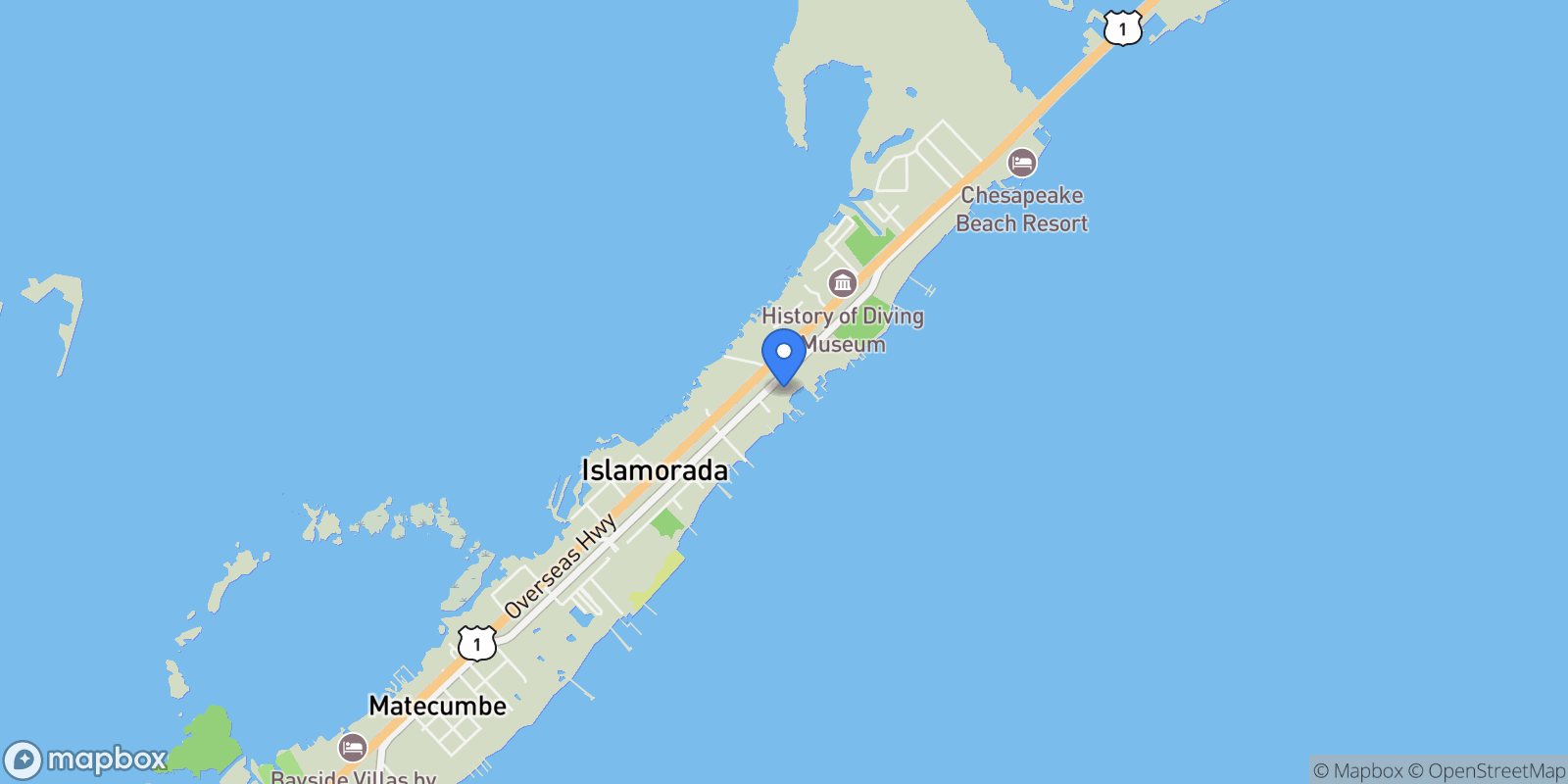 Map showing 82719 Old Hwy, Islamorada, Florida, United States.