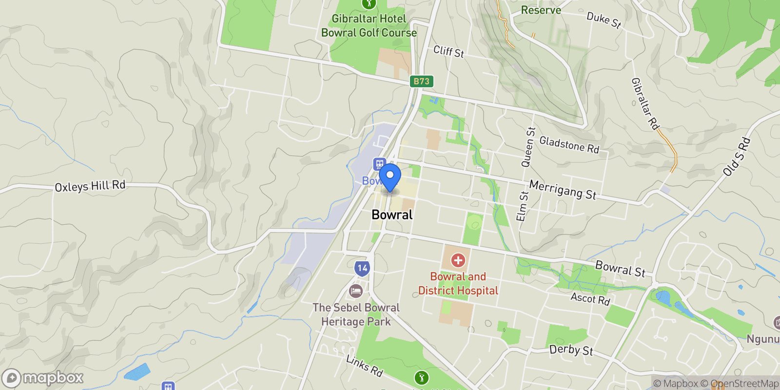 Map showing Glenquarry, New South Wales, Australia.