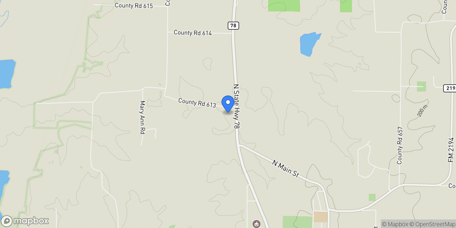 Map showing 2077 N Hwy 78, Farmersville, TX 75442, Farmersville, Texas, United States.