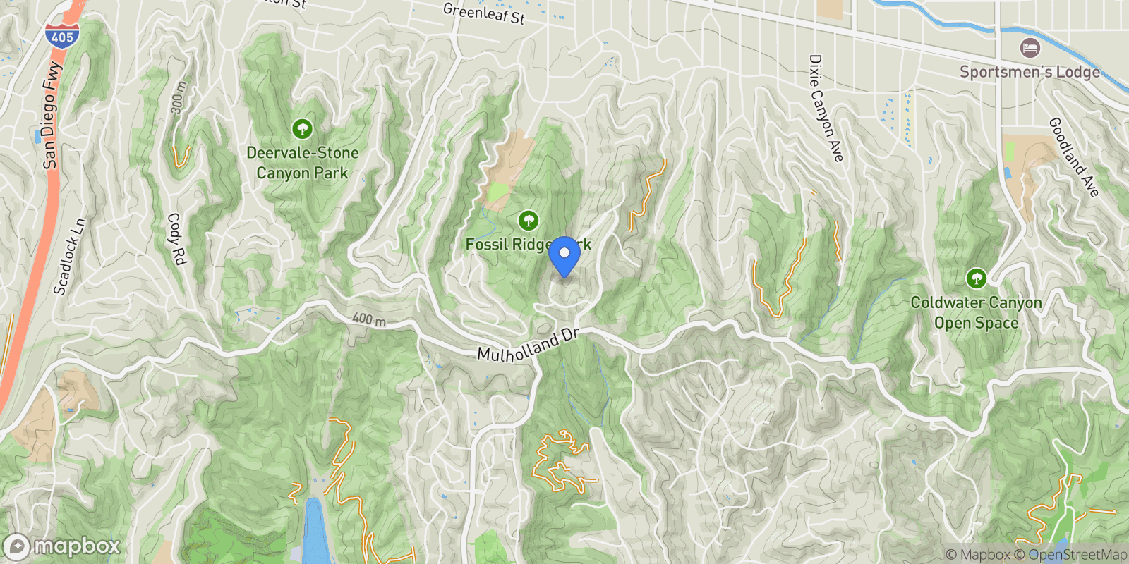 Map showing 14151 Beresford Road , Beverly Hills Post Office, CA 90210, Los Angeles, California, United States.
