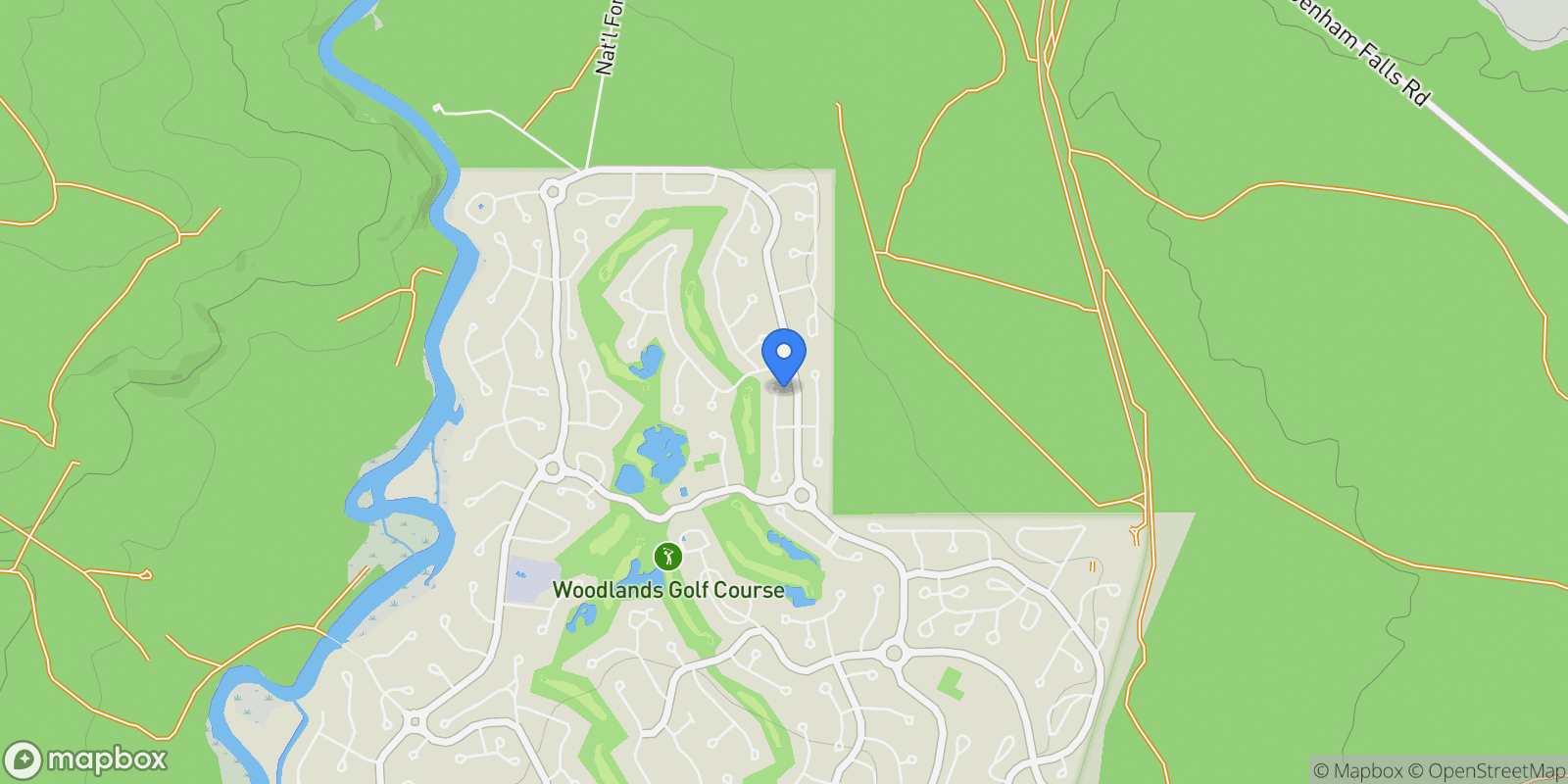 Map showing 58008 Bunker Lane #24 , Sunriver, OR 97707, Sunriver, Oregon, United States.