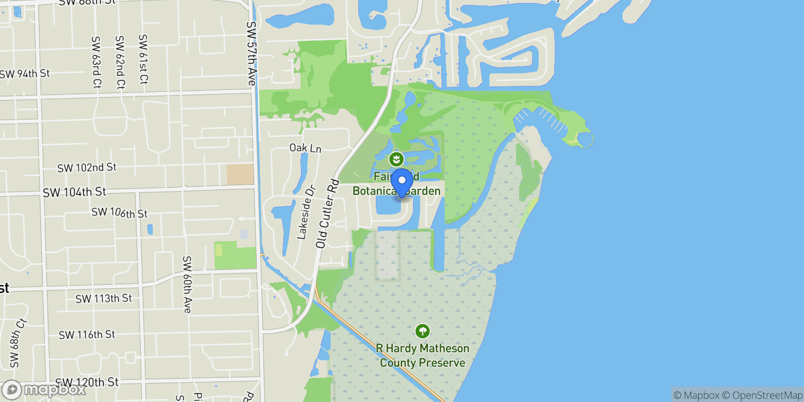 Map showing 415 Rovino Ave, Coral Gables, Florida, United States.