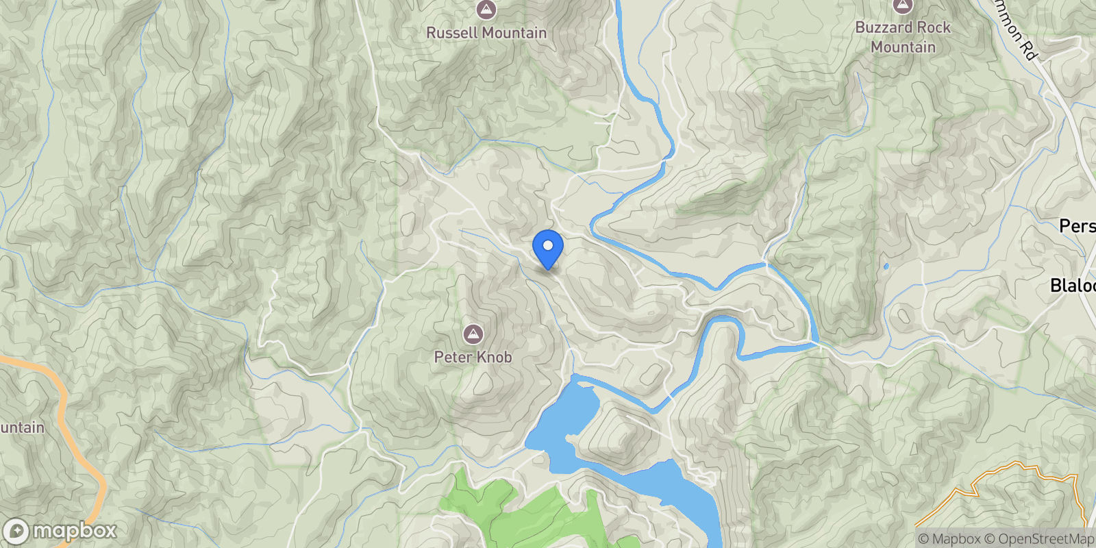 Map showing 2479 Plum Orchard RD, Clayton, Georgia, United States.