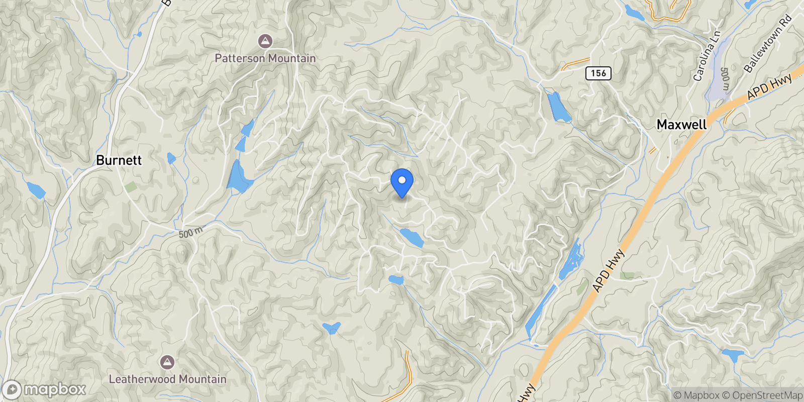 Map showing 50 Lakeview Dr, Blue Ridge, Georgia, United States.