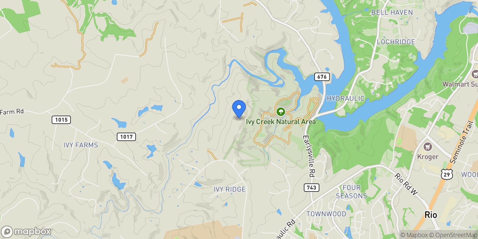 Map showing 1790 Lambs Road, Charlottesville, VA 22901, Charlottesville, Virginia, United States.