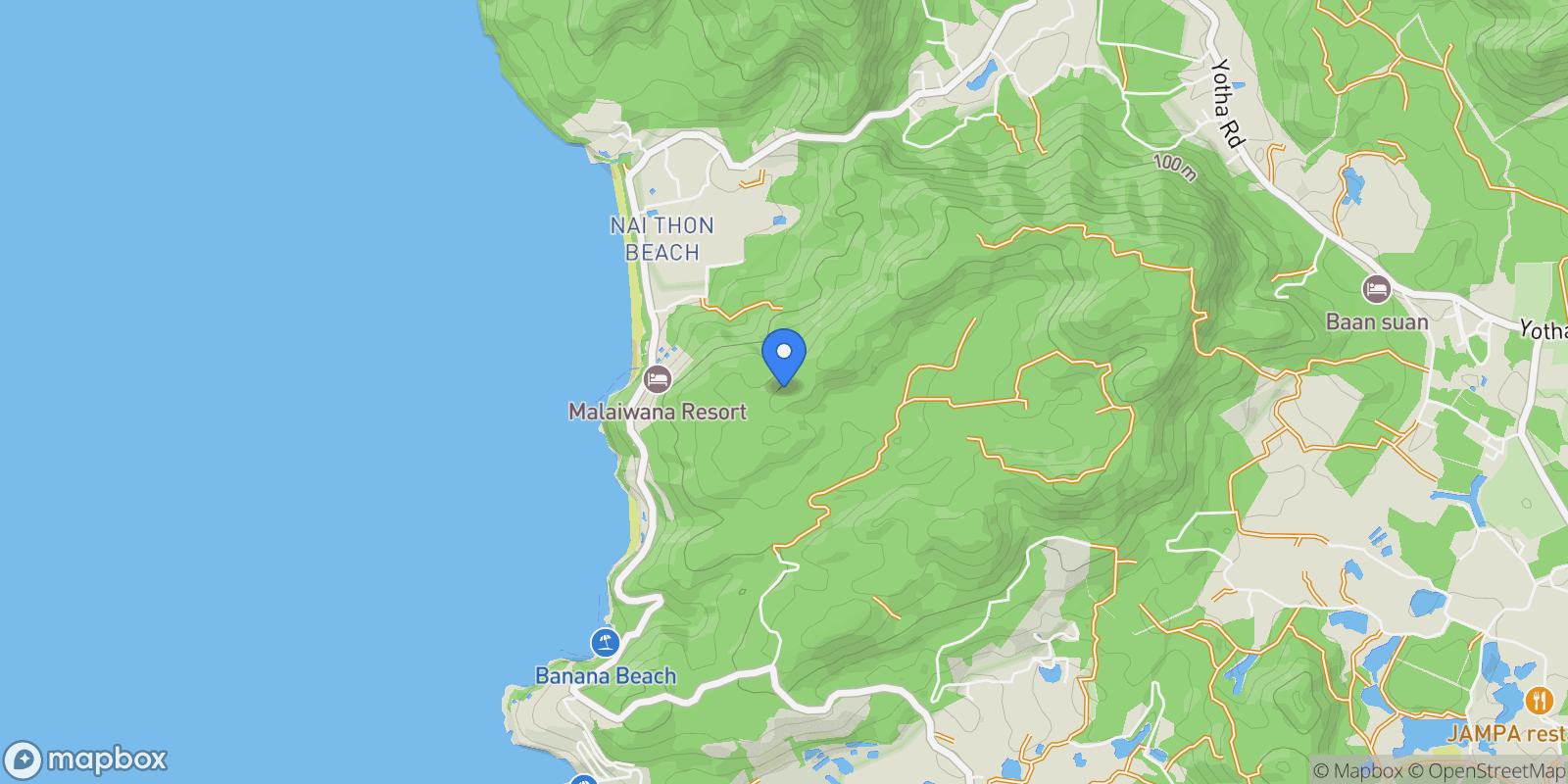 Map showing Phuket, Phuket, Thailand.