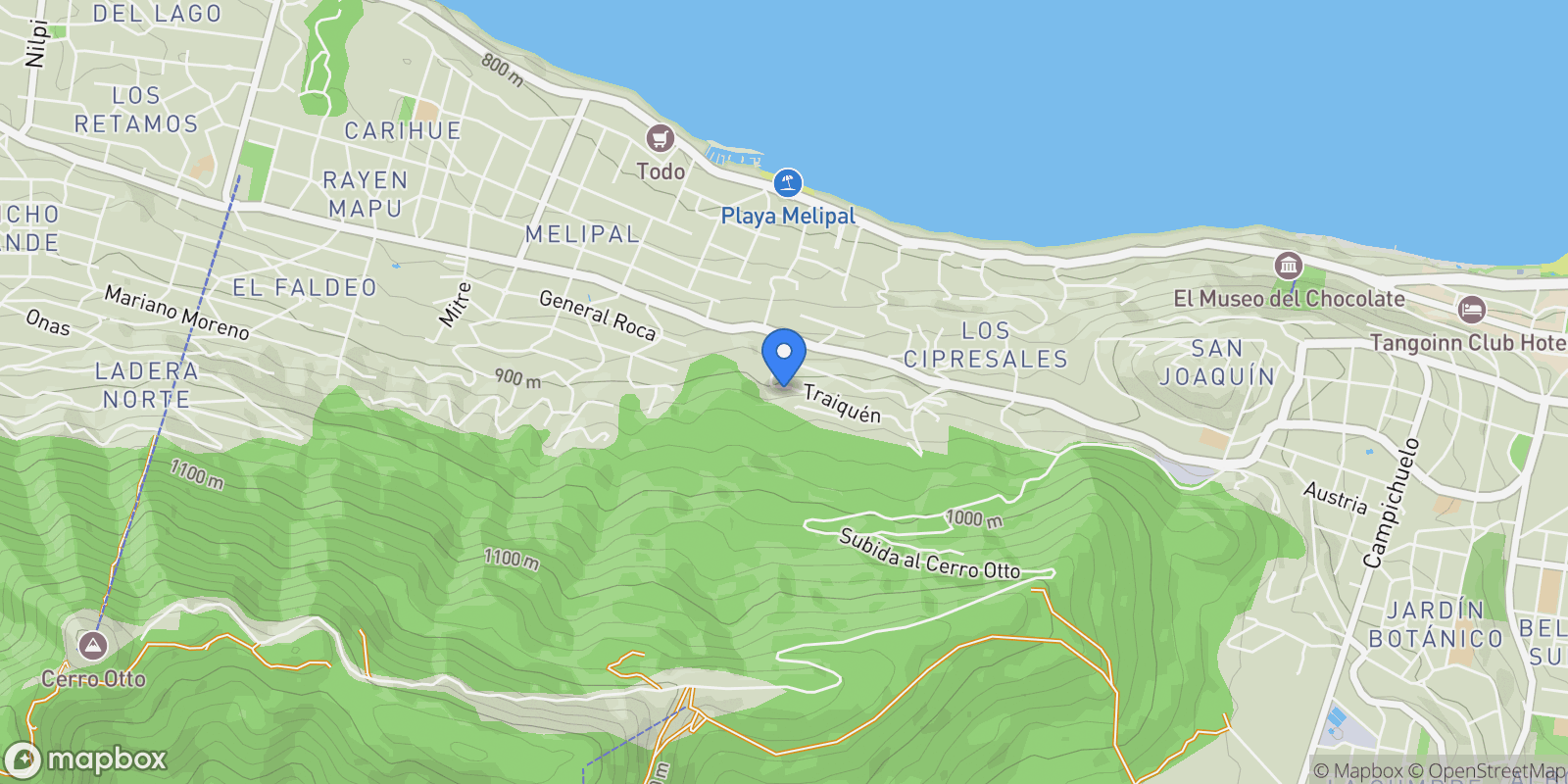 Map showing VENTA - Exclusiva casa de 8 ambientes, 5 dormitorios, 6 baños en barrio Las Vertientes, Bariloche, San Carlos de Bariloche, Río Negro, Argentina.