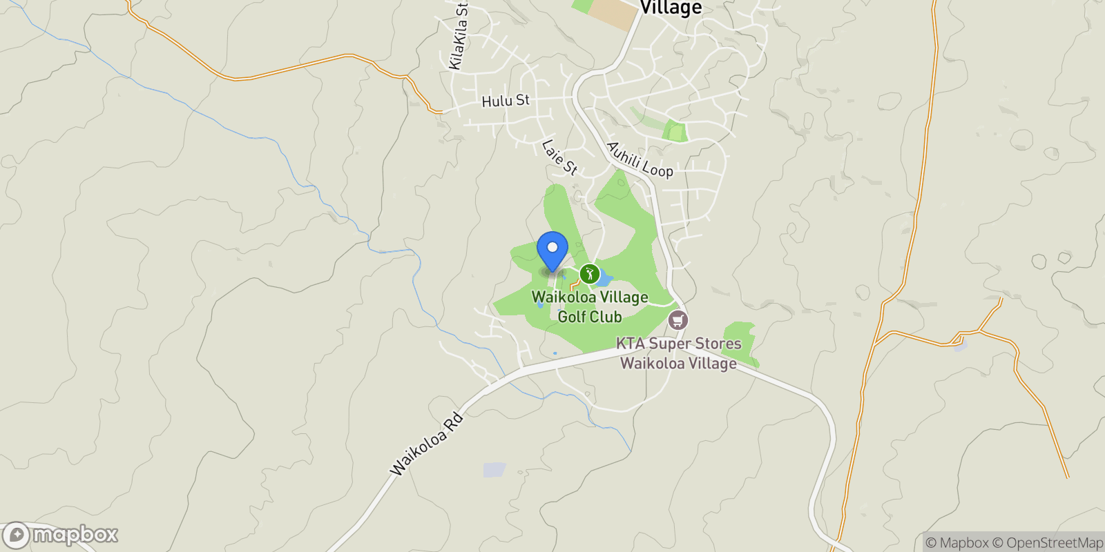 Map showing 68-1761 MELIA ST, Waikoloa, HI 96738, Waikoloa Village, Hawaii, United States.