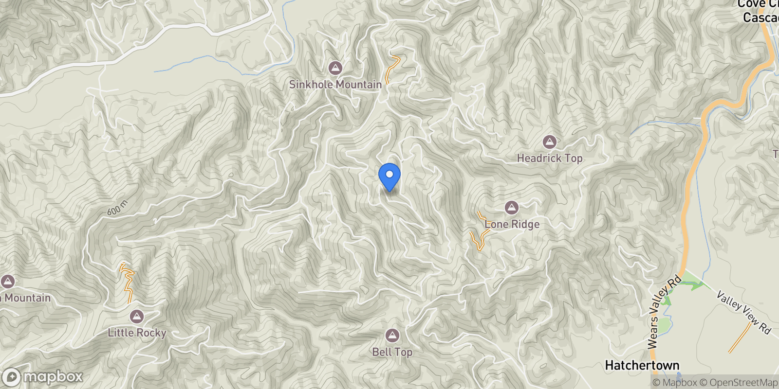 Map showing 2313 Grey Fox, Sevierville, TN 37862, Sevierville, Tennessee, United States.