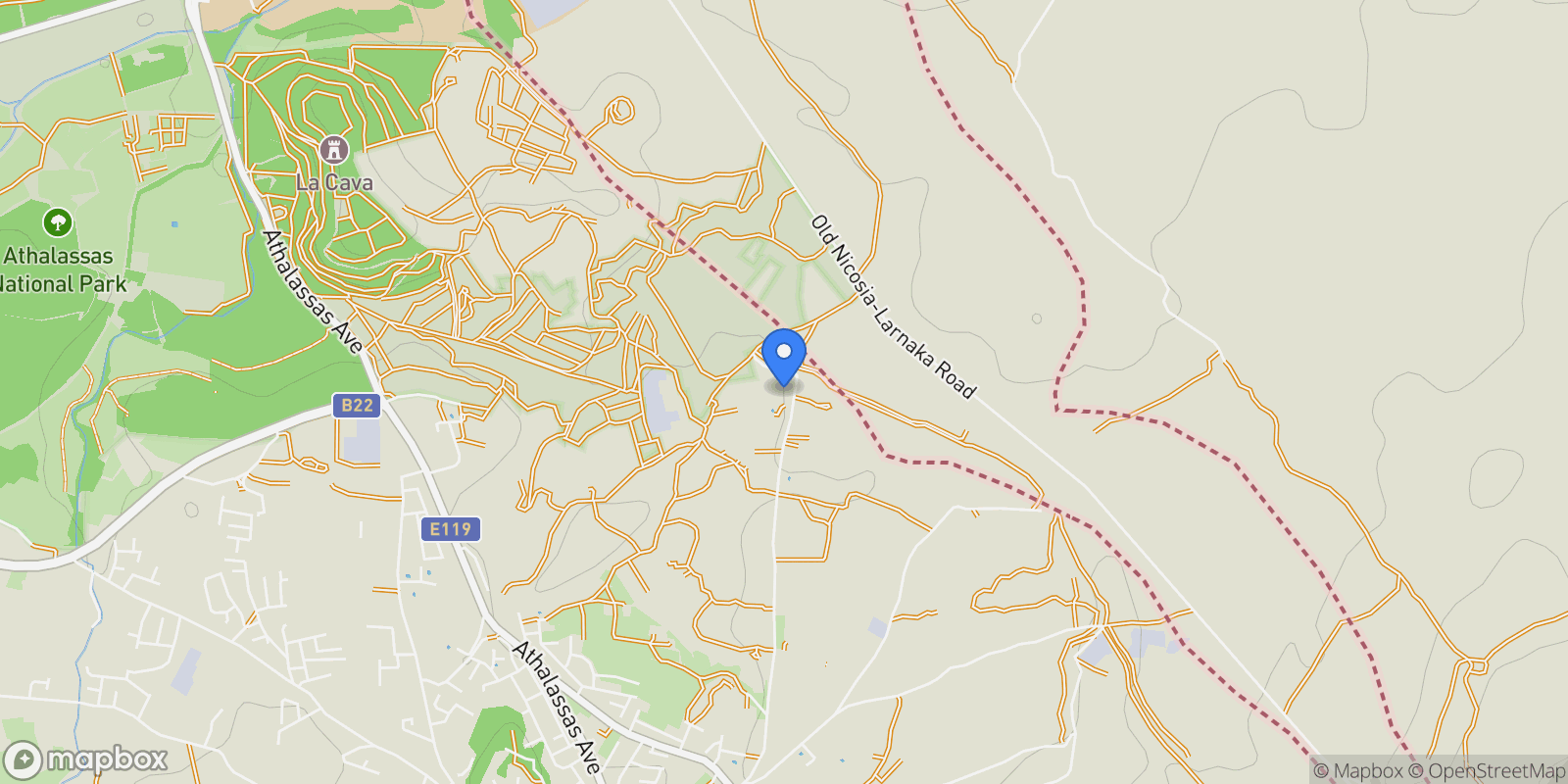 Map showing Esentepe, Cyprus.