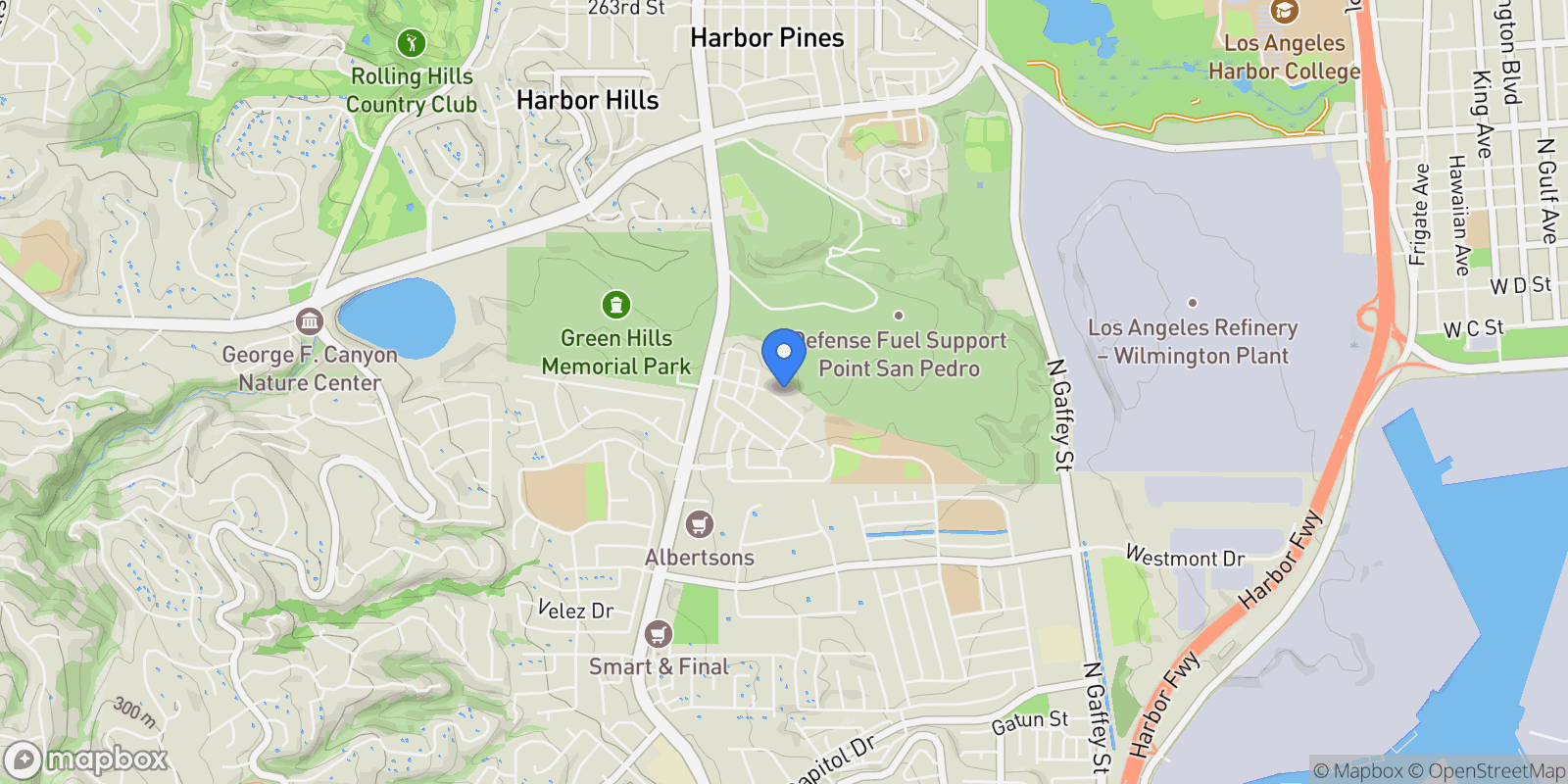 Map showing 27524 S Orchard Lane, Los Angeles, California, United States.