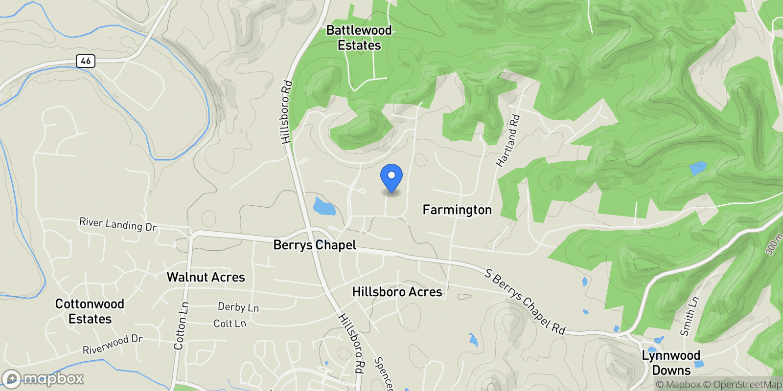 Map showing 508 Lake Valley Ct, Franklin, Tennessee, United States.