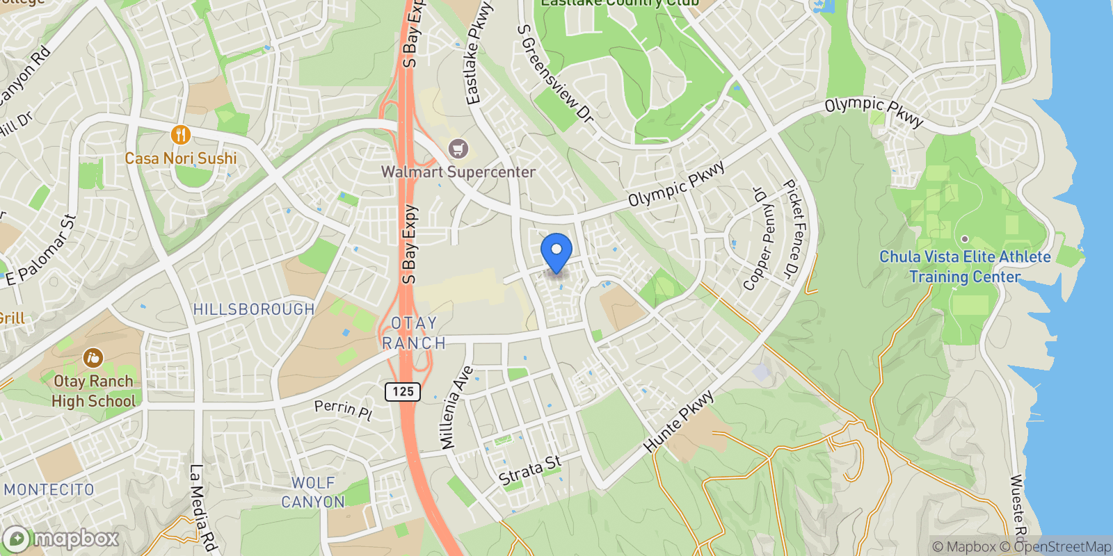 Map showing 1624 Filaree #155, Chula Vista, CA 91915, Chula Vista, California, United States.