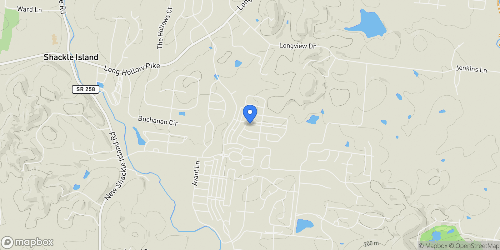 Map showing 550 Snap Dragon Ln, Hendersonville, Tennessee, United States.