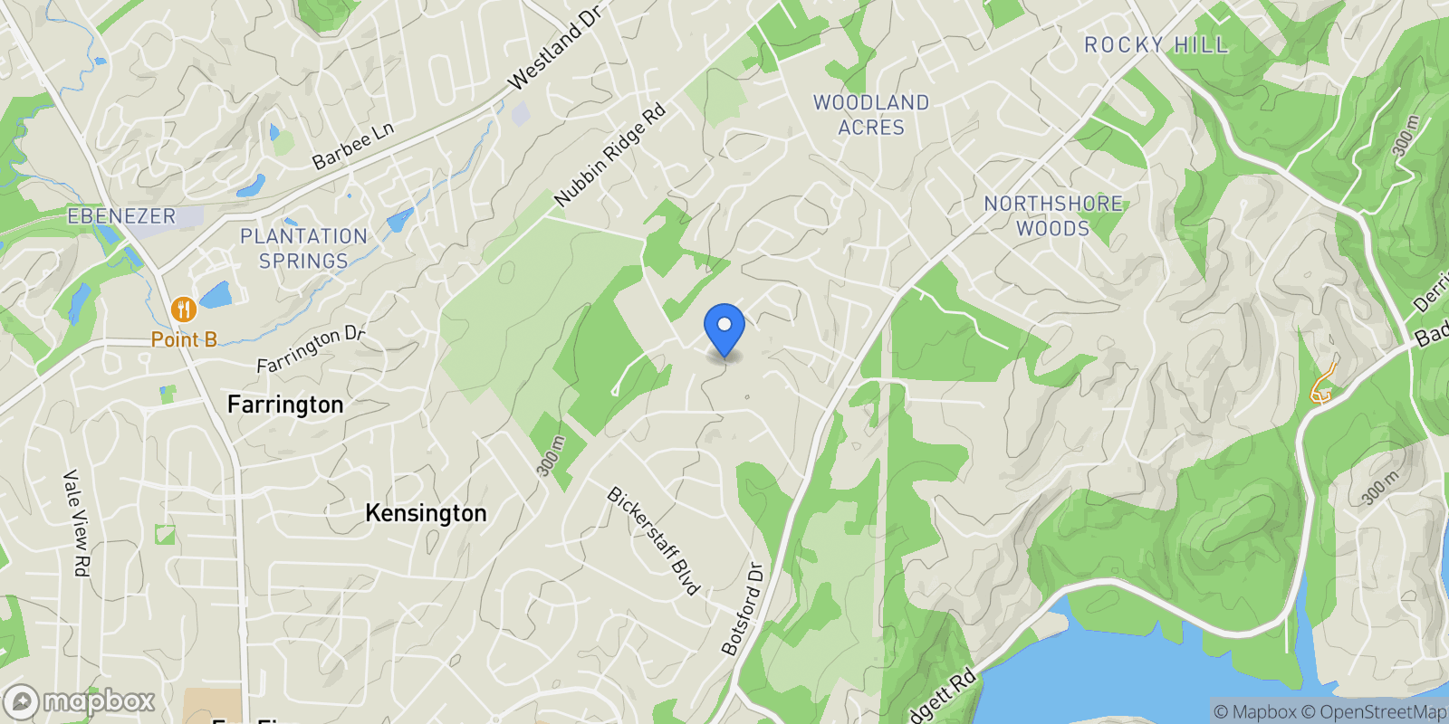 Map showing 1205 Westbury Road , Knoxville, TN 37922, Knoxville, Tennessee, United States.