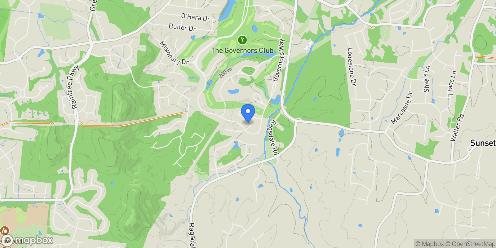 Map showing 4 Ironwood Ln, Nashville, Tennessee, United States.