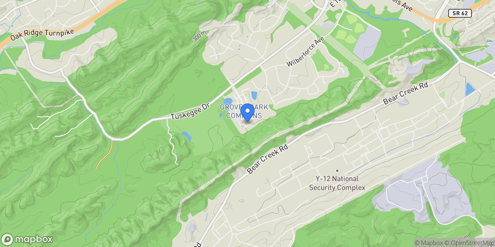Map showing 131 E Westcott Overlook, Oak Ridge, TN 37830, Oak Ridge, Tennessee, United States.