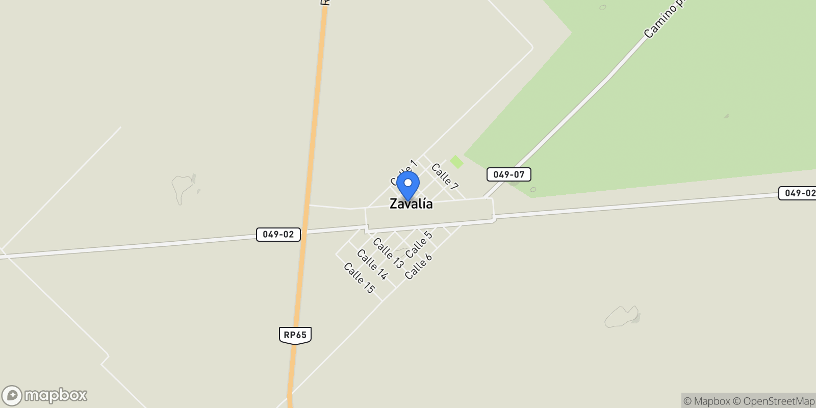Map showing Zavalía al 2100, Belgrano, ARGENTINA, Zavalia, Buenos Aires Province, Argentina.